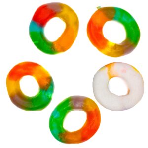 Jujubes anneaux multicolore