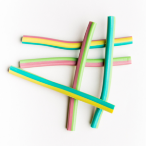 Réglisse paille multicolore