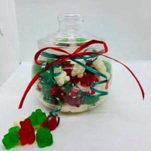 Contenant de jujubes de noël 450 gr.