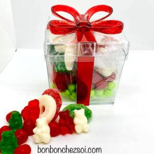 Boite-cadeau de bonbons de Noël