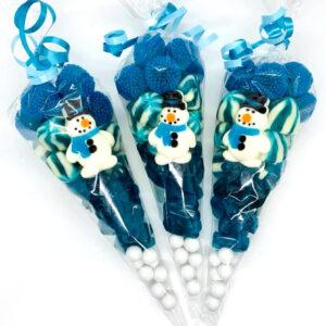 Cône de bonbons hiver