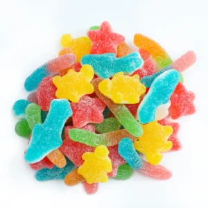 Jujubes mélange de la mer sure