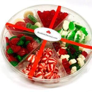 Plateau de jujubes de Noël