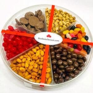 Plateau de noix de Noël