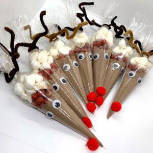 Cône renne chocolat chaud