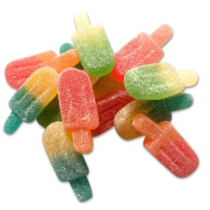 Jujubes sucettes glacées