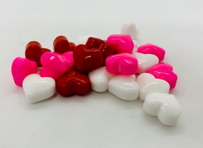 Bonbon Coeur rouge et blanc 1kg Haribo - Bonbon Saint Valentin