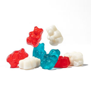 Jujubes oursons bleu blanc rouge