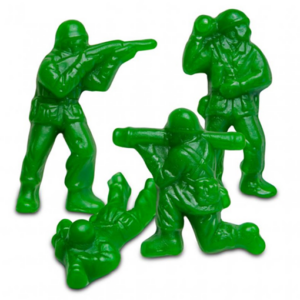 Jujubes soldats verts