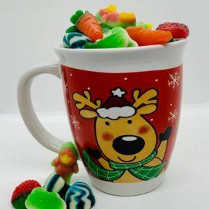 Tasse de noël blanche 375 gr.